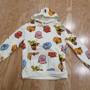 Pacman Arcade Game Ghosts Mens Hoodie Sweatshirt Large ~~BRAND NEW WITH TAG~~